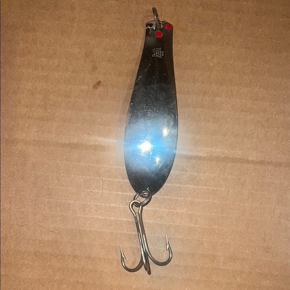 Big Doctor #285 Cuillère de pêche Muskie vintage 4 1/2 10 000 lacs St